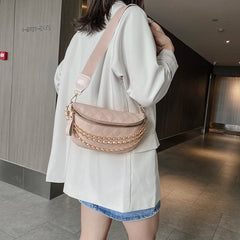Women Small Crossbody Bag Stylish Leather Chest bag Lightweight Handbag