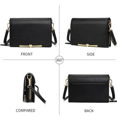 Women Small Crossbody Cell Phone Bag PU Leather Messenger Shoulder Bag