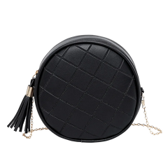Small Round Tassel Crossbody Bags for Women Purses Clutches