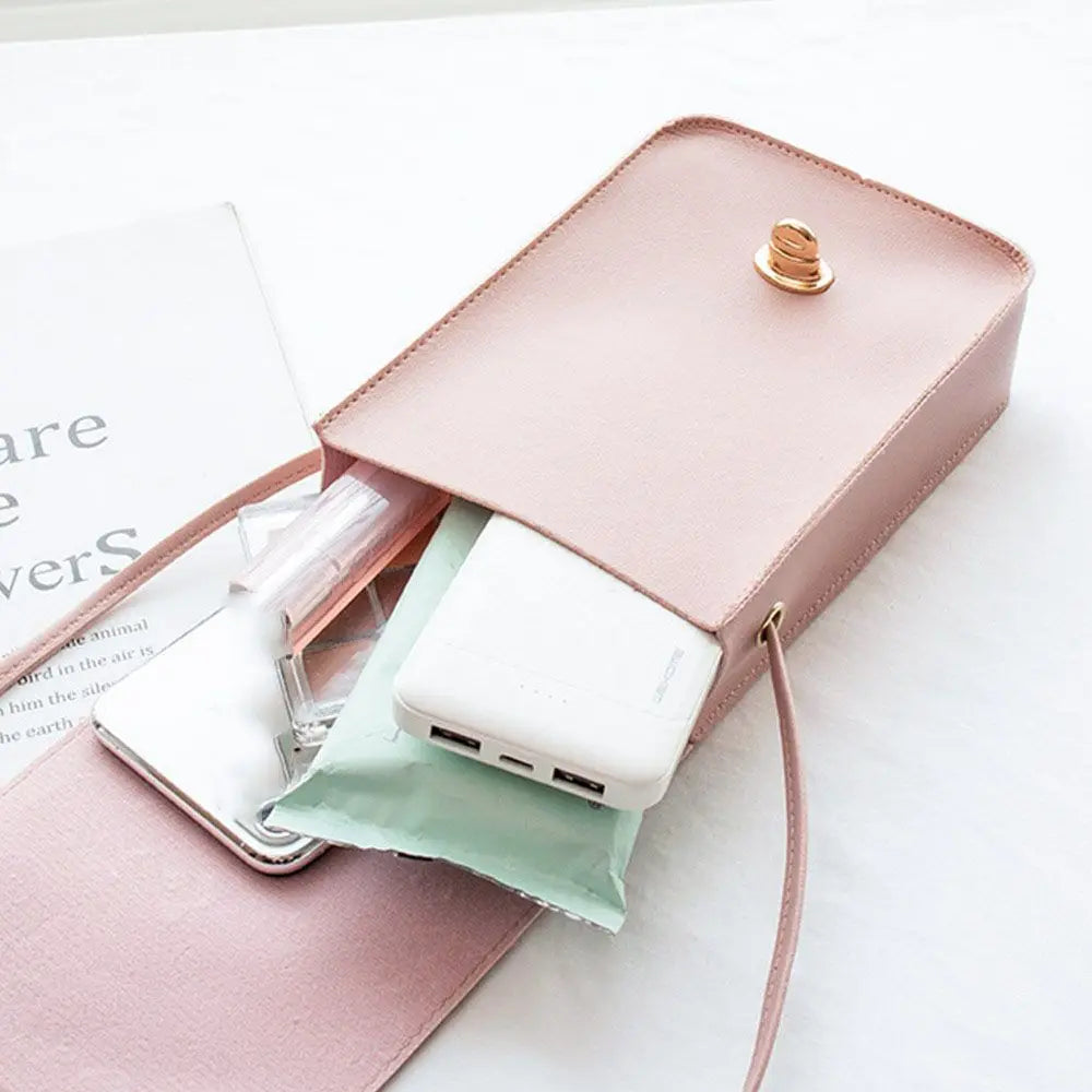 Women Small Square Shoulder Bags PU Handbags Cross-body Bags