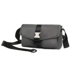 Women Soft Leather Handbag Wide Strap Set Shape Bag Vintage Chains