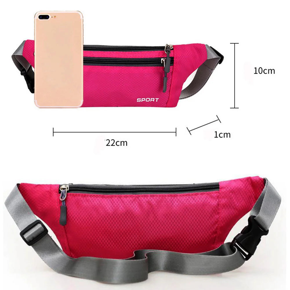 Women Sport Waist Pack Fanny Pack Crossbody Wallet Travel Bag