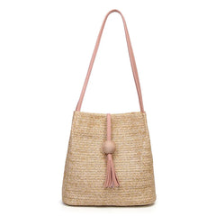 Bohemian Rattan Beach Handbag Straw Bag