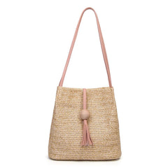 Bohemian Rattan Beach Handbag Straw Bag