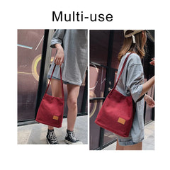 Women Flax Beach Shoulder Bag Large Capacity Totes