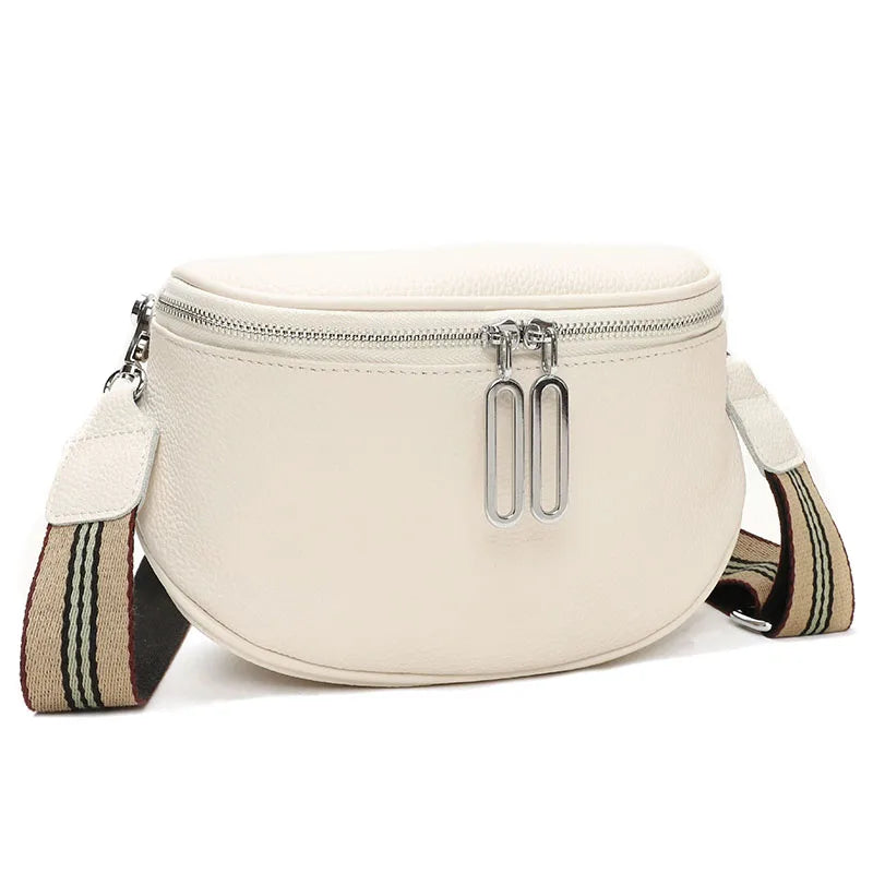 High-Quality Cowhide Leather Women's Tote Bag