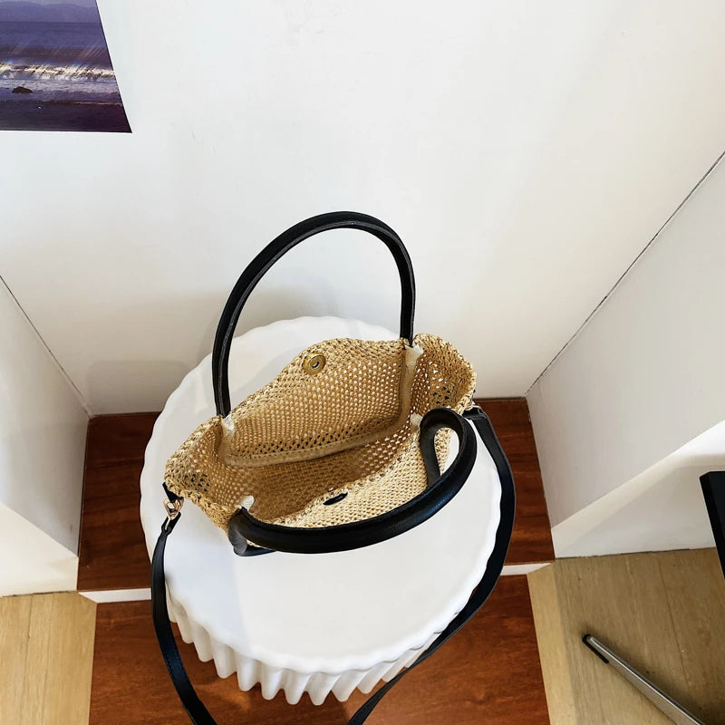 Bohemian Style Straw Shoulder Bag for Women