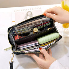 Women Touch Screen Wristlet Small Wallet Purse Crossbody Phone Bag