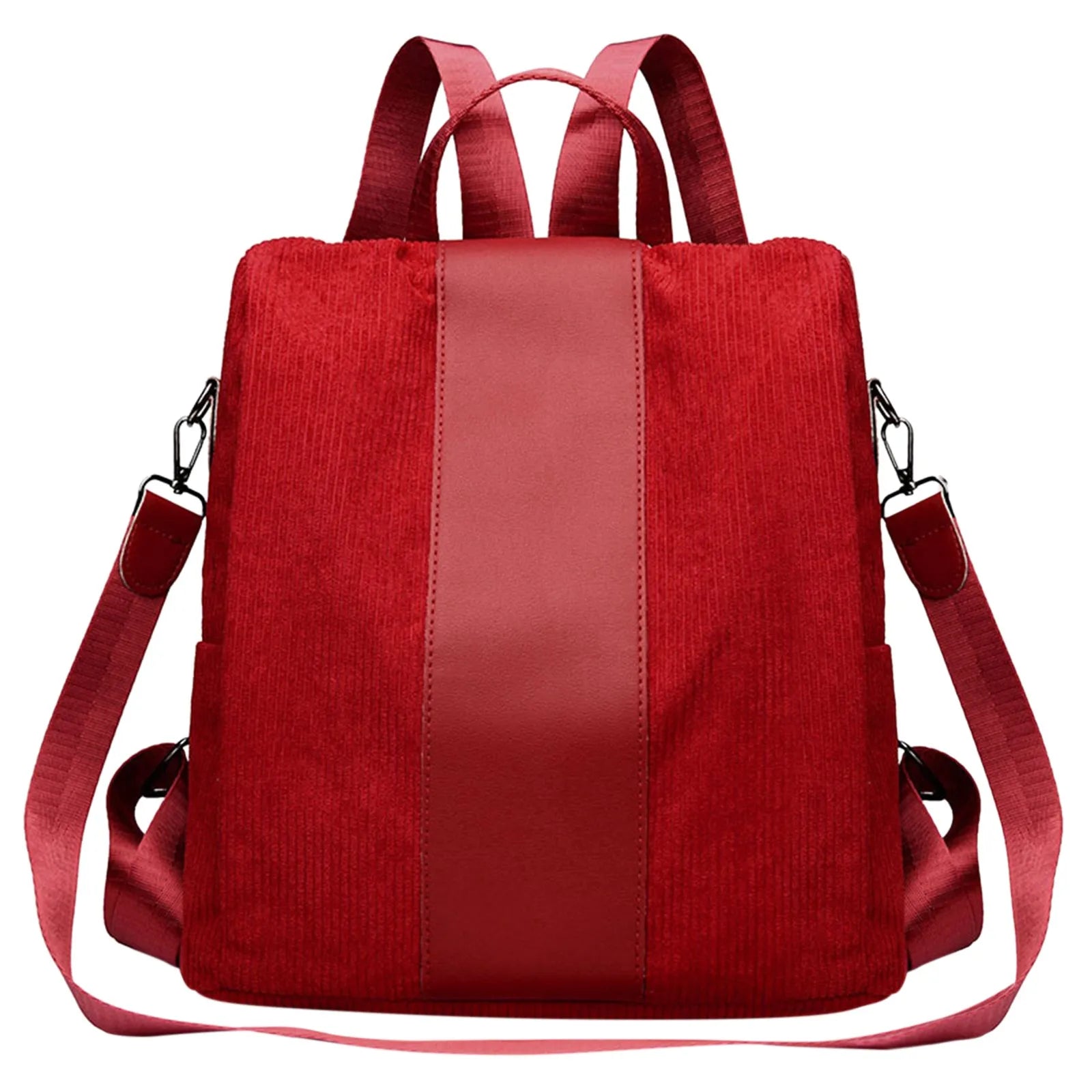 Women's Velvet Canvas Backpacks, Elementary School Girls Purse Backpack