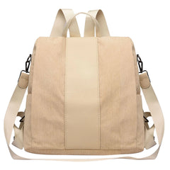 Women's Velvet Canvas Backpacks, Elementary School Girls Purse Backpack