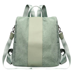 Women's Velvet Canvas Backpacks, Elementary School Girls Purse Backpack