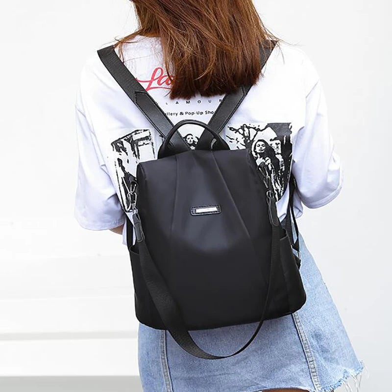 Anti-Theft Oxford Backpack Women Travel Bag