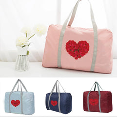 Women Travel Bag Foldable Clothing Organizer Portable Handbags Large Capacity
