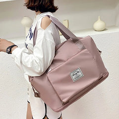 Women Travel Bags Folding Shoulder Bag Large Capacity Duffle Tote Bags