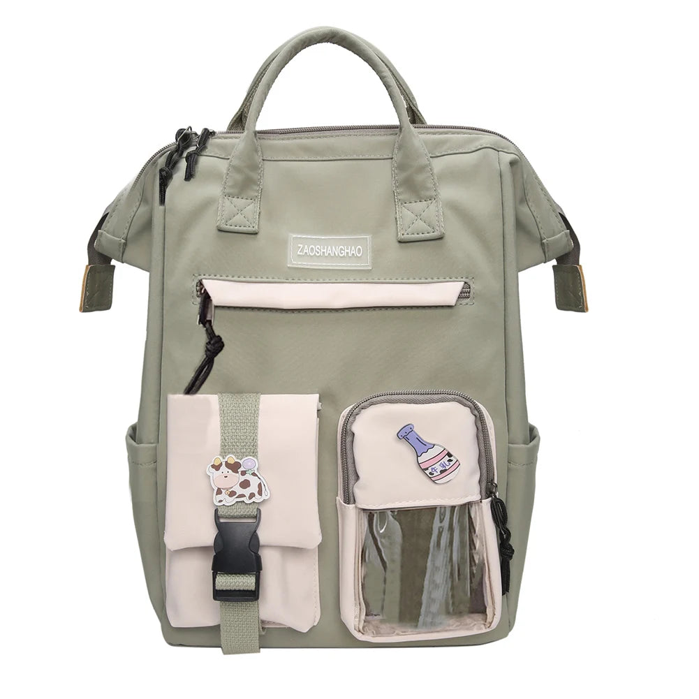 Women Travel Rucksack Preppy Style Knapsack Handbags Large Capacity