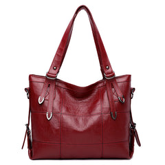 Vintage Shoulder Bag Large Capacity Tote Top-handle Purse for Women