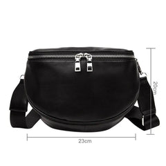 Women Waist Bag Casual Shoulder Zipper Bag for Women Crossbody Pack Unisex