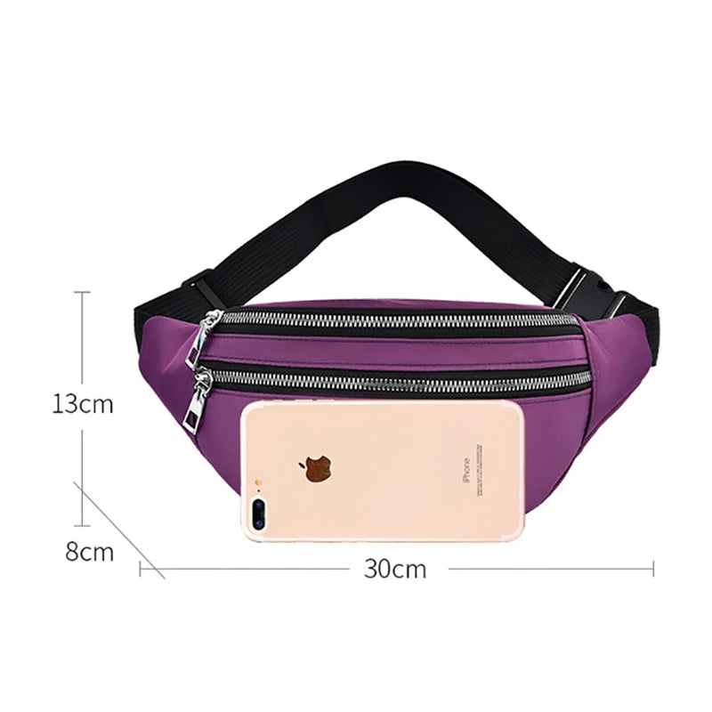 Waist Bag Fanny Pack Money Pouch Travel Shoulder Purse Belly Pocket