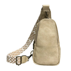 Leopard Print Waist Bag Waterproof Zipper Chest Bag