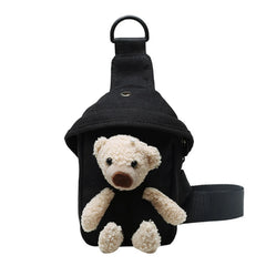 Women Canvas Waist Fanny Pack Crossbody Belt Bag Wild Style Zipper