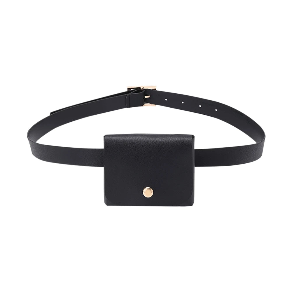 Women Leather Fanny Pack Animal Pattern Mini Belt Bag Crossbody Bag