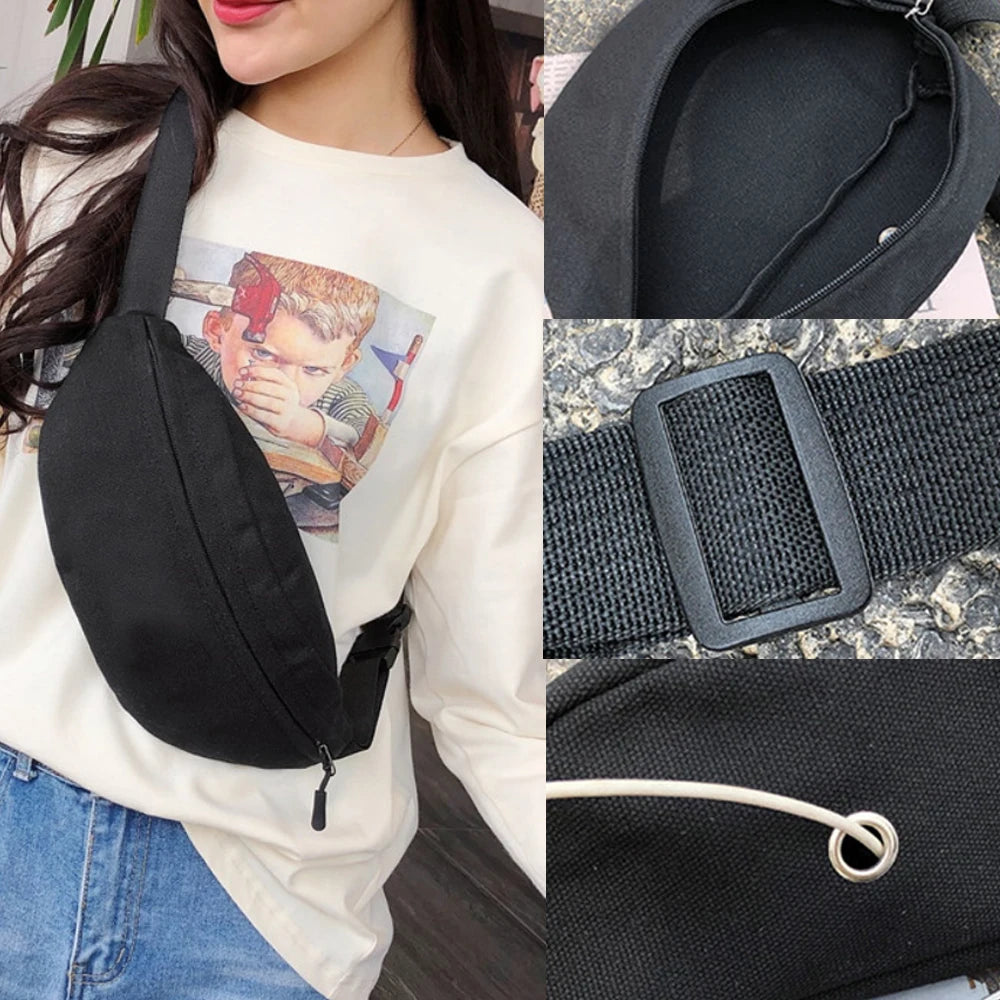 Cute Monster Waist Pack for Women Men, Crossbody Bags