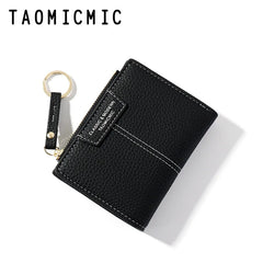 Small PU Leather Women Wallet Zipper Purses Female Clutch