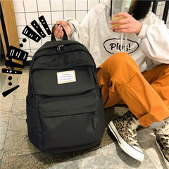 Waterproof Nylon Backpack Large Capacity Vintage Bags