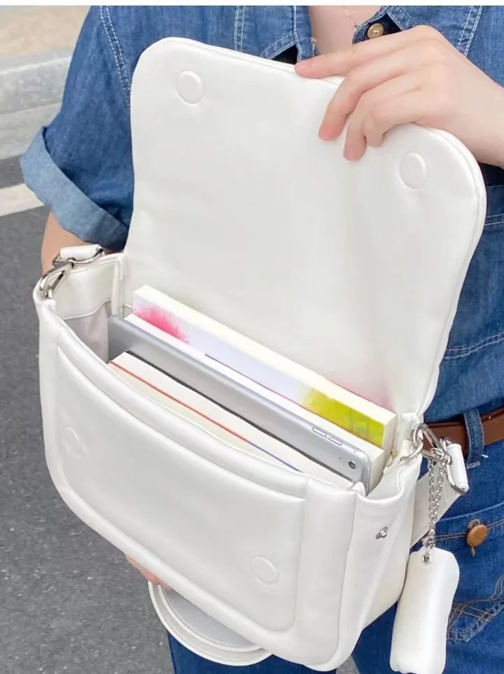 Women Winter Handbag Purses Space Cotton Crossbody Bag