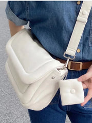 Women Winter Handbag Purses Space Cotton Crossbody Bag