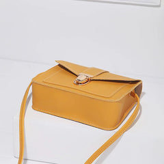 Women Winter Shoulder Crossbody Bag Small Square Bag PU Leather