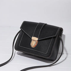 Women Winter Shoulder Crossbody Bag Small Square Bag PU Leather