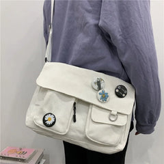 Vintage Harajuku Y2k Schoolbag Women Shoulder Bag