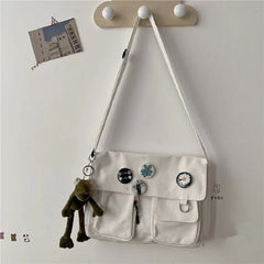 Vintage Harajuku Y2k Schoolbag Women Shoulder Bag