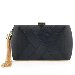 Women Tassel Clutches Evening Bags Party Handbags Wedding Purse