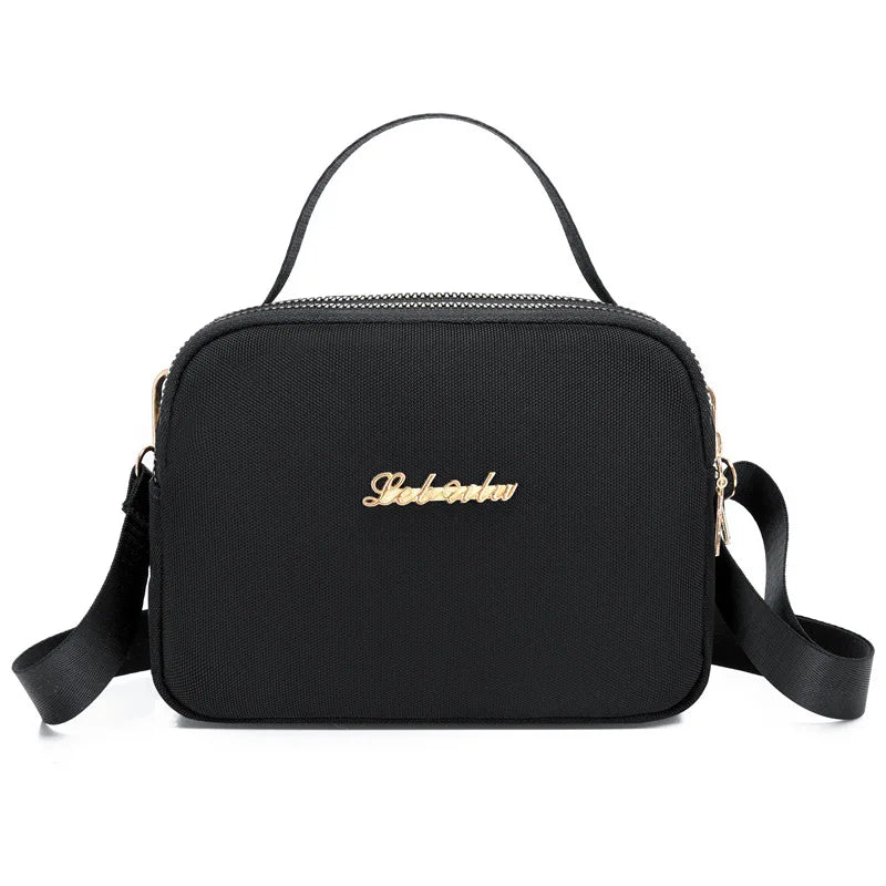 Women Shoulder Bag Oxford Cloth Square Lady Mobile Phone Crossbody Bag