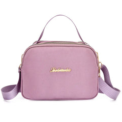 Women Shoulder Bag Oxford Cloth Square Lady Mobile Phone Crossbody Bag