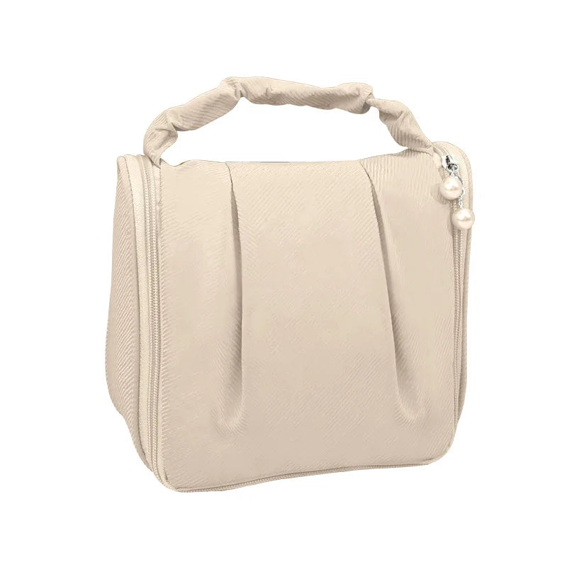 Women Pearl Makeup Wash Bags Portable Handbag Toiletry Bag