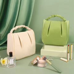 Women Pearl Makeup Wash Bags Portable Handbag Toiletry Bag