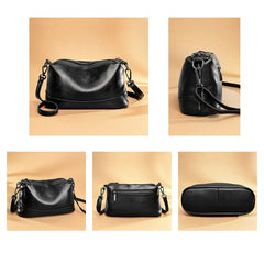 Women's Leather Shoulder Messenger Bag Tote Bag