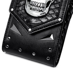 Women's Skull Punk Messenger Bag Outdoor