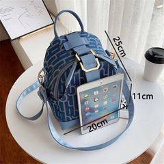 Women's 3-in-1 Leather Bag Set with Backpack