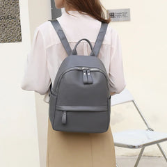 Women's Pu Leather Backpack Large School Girl Handbag