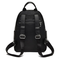 Women's Pu Leather Backpack Large School Girl Handbag
