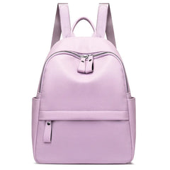 Women's Pu Leather Backpack Large School Girl Handbag