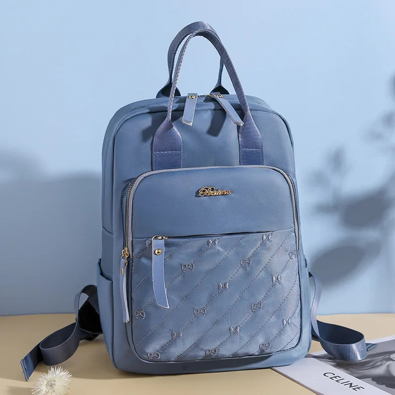 Women's Backpack Travel Bag Casual Double Zipper Backpack