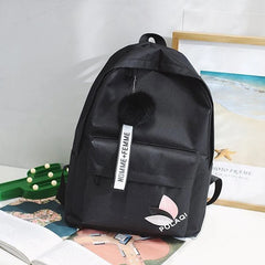 Women's Nylon Travel Shoulder Bag School Backpack