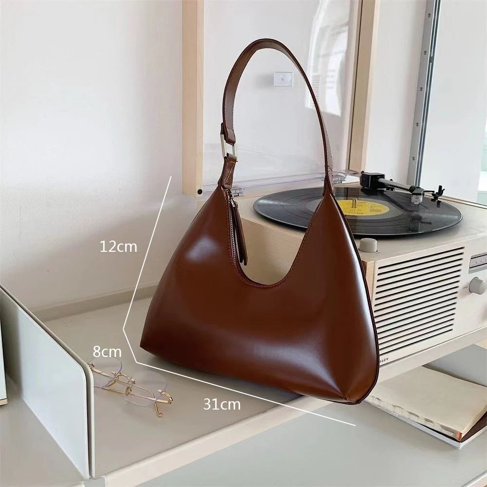 Women's Small Shoulder Bag PU Leather Casual Handbag
