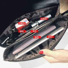 Women's PU Leather Shoulder Messenger Bag Clutch Chain