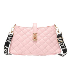 Women's Diamond Embroidered Shoulder Bag Small Square Casual Bag